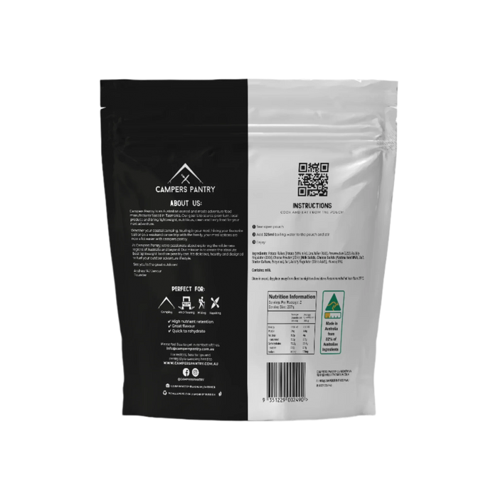 Campers Pantry Cheesy Chive Mash 2 Serve Pack