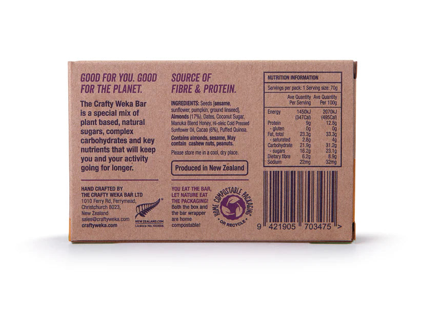 The Crafty Weka Bar 75g