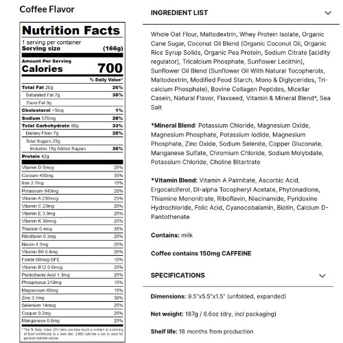 RecPak Meal Replacment Pouch