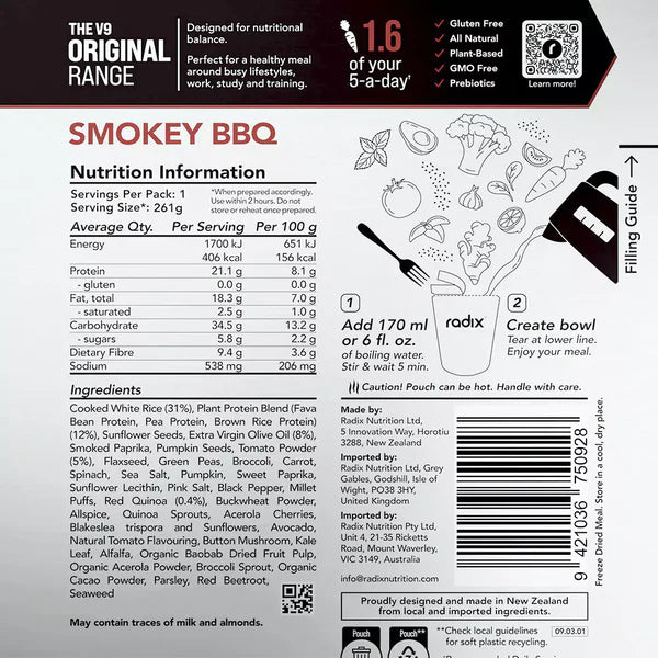 Radix Nutrition Smokey Barbecue