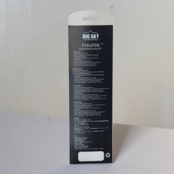 Big Sky Insulite Food Pouch Cozy