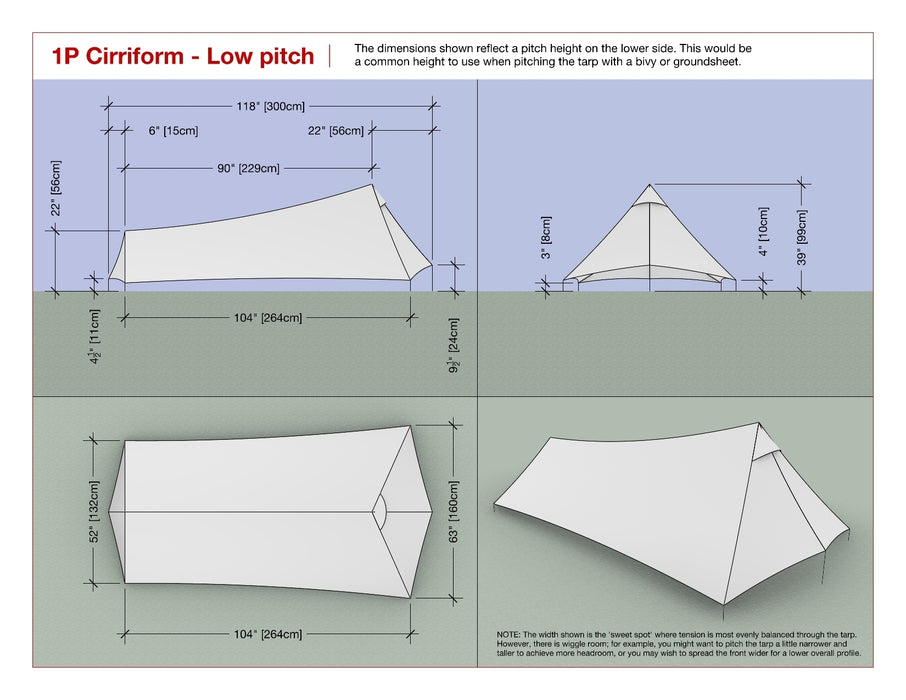 Yama Mountain Gear Cirriform Tarp Silpoly 1P