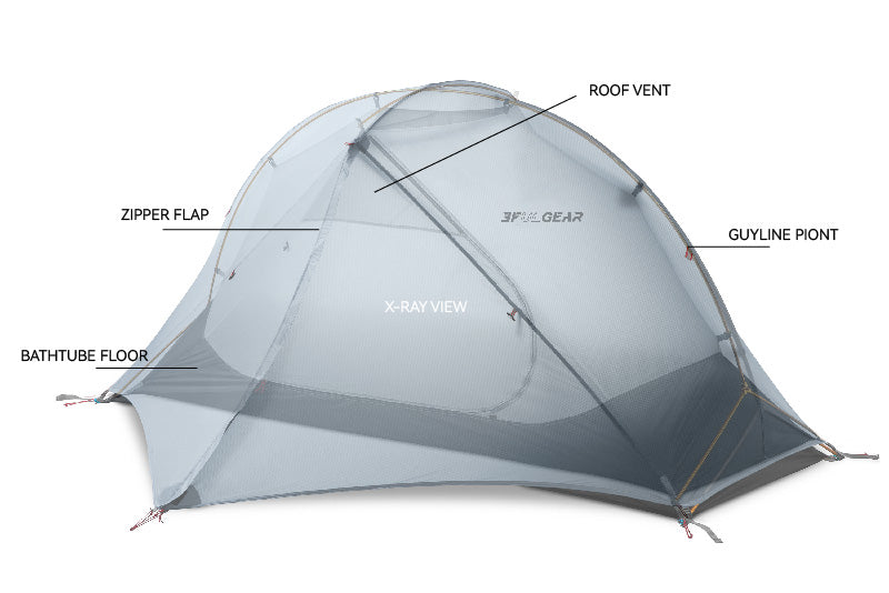 3F UL Floating Cloud 1 Freestanding Tent