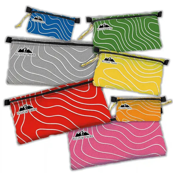 Hilltop Packs Ultralight D50T Zipper Topo Pouches