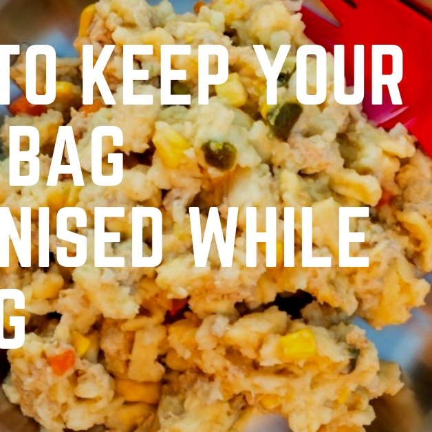how to keep your food bad organised while hiking