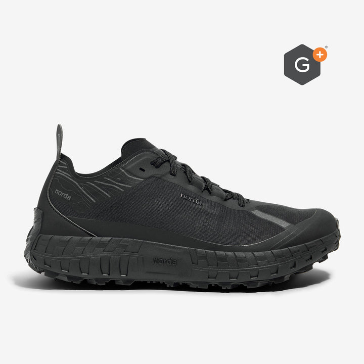 Norda 001AG+ Stealth Black Men's Trail Running Shoes