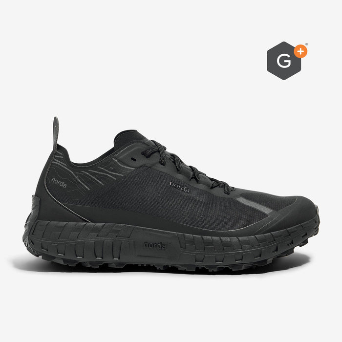 Norda 001AG+ Stealth Black Men's Trail Running Shoes