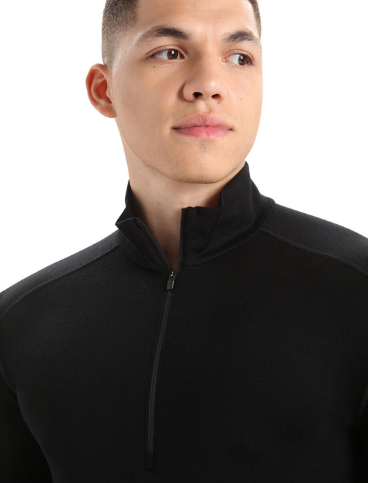 Icebreaker Men's Merino 260 Tech Long Sleeve Half Zip Thermal Top