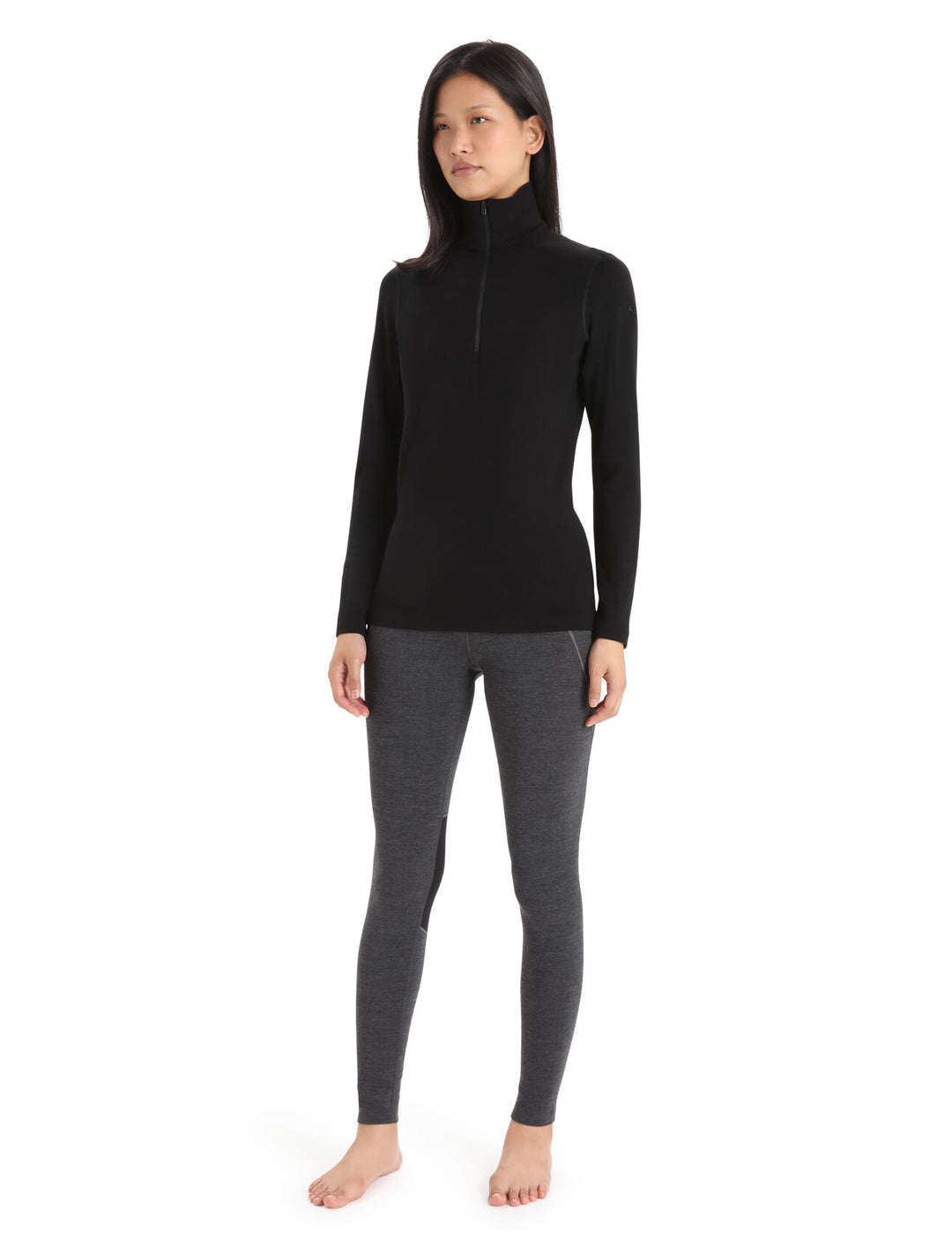 Icebreaker Women's 260 Tech Long Sleeve Half Zip Thermal Top