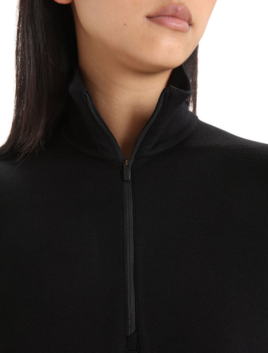 Icebreaker Women's 260 Tech Long Sleeve Half Zip Thermal Top