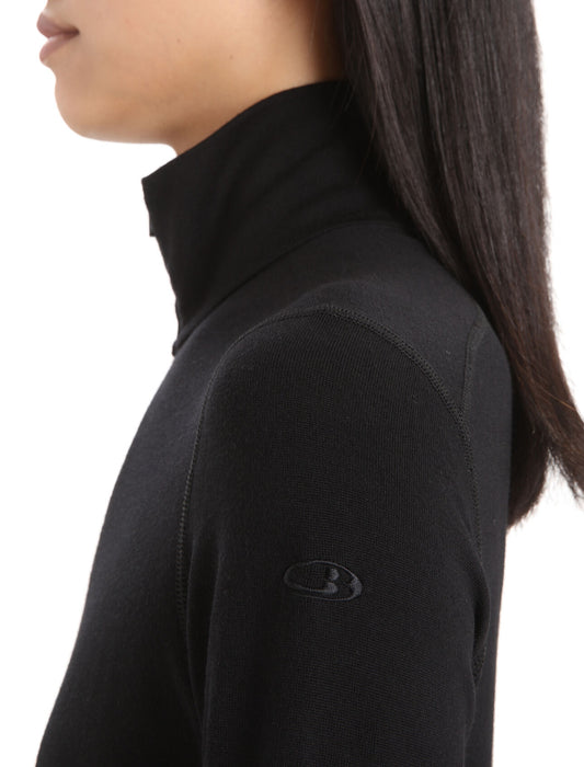 Icebreaker Women's 260 Tech Long Sleeve Half Zip Thermal Top