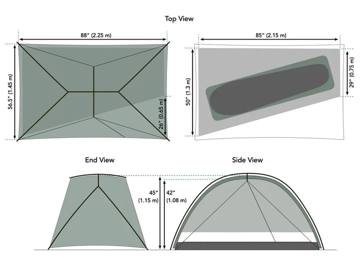 Durston X-Dome 1+ Ultralight Freestanding Tent