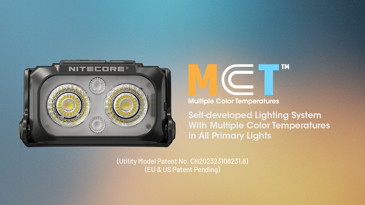 Nitecore NU25 MCT UL 400 Lumens Ultralight Headlamp