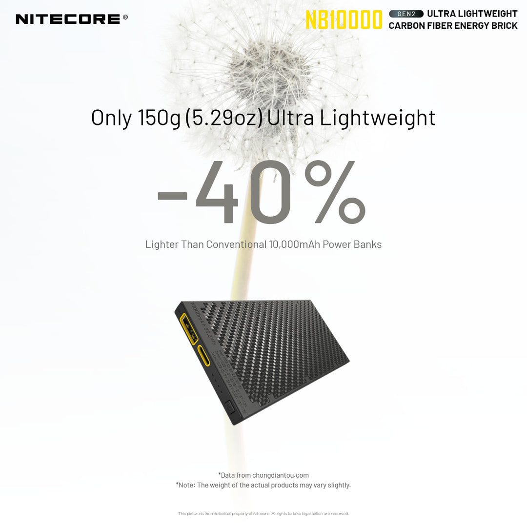 Nitecore NB10000 GEN2 Ultralight Power Bank