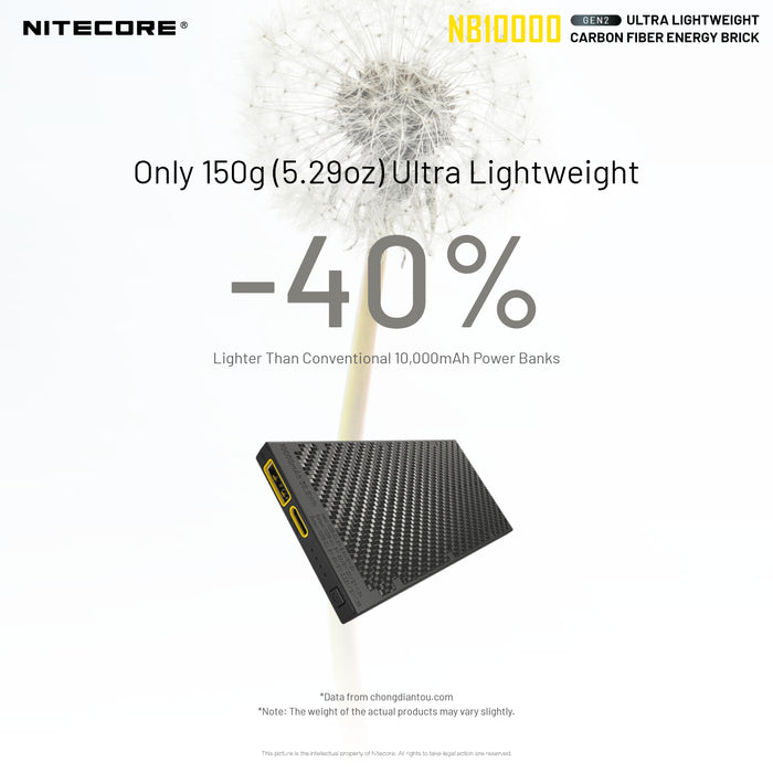 Nitecore NB10000 GEN2 Ultralight Power Bank