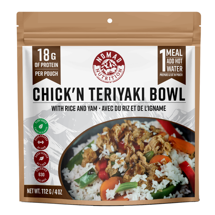 Nomad Nutrition Chick'n Teriyaki Bowl