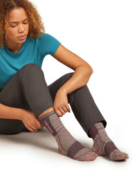 Icebreaker Merino Blend Run+ Ultralight Crew Fusion Dye Socks Women's