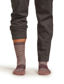 Icebreaker Merino Blend Run+ Ultralight Crew Fusion Dye Socks Women's