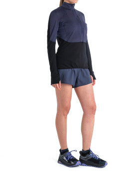 Icebreaker Women's Merino Blend 200 Realfleece Descender Long Sleeve Half Zip Jacket - Clearance