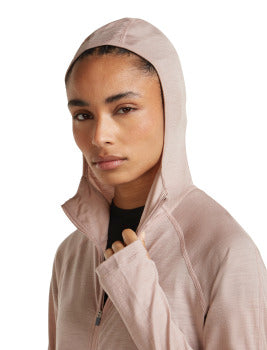 Icebreaker Women's Merino 150 MerinoFine Ace Long Sleeve Zip Hoodie