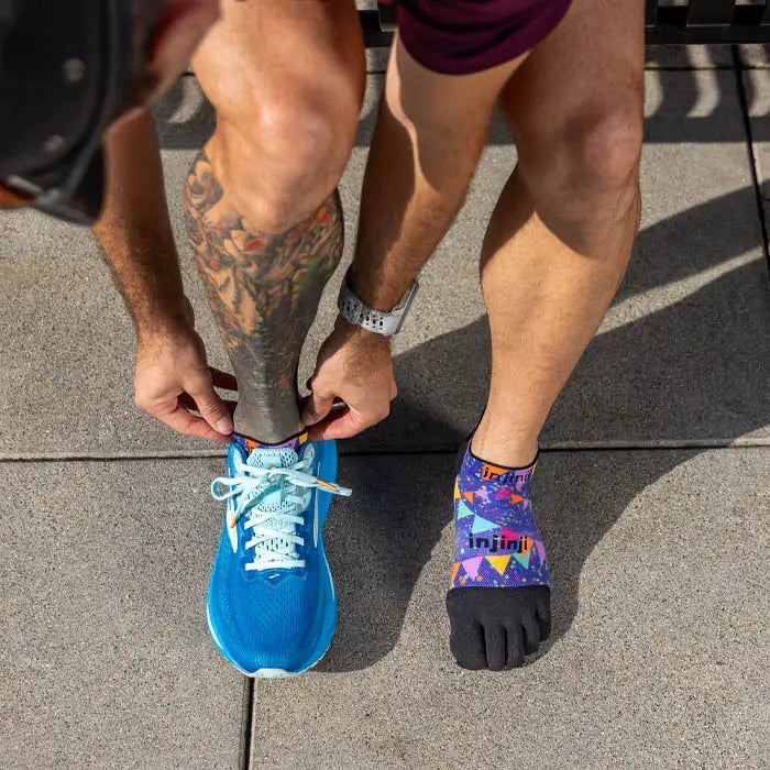 Injinji Spectrum Run Lightweight No‑Show Men's