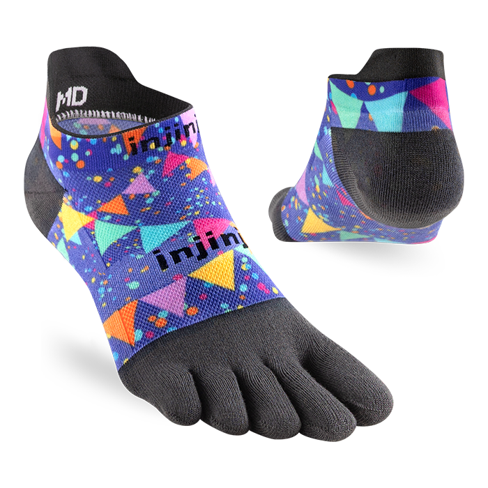 Injinji Spectrum Run Lightweight No‑Show Men's