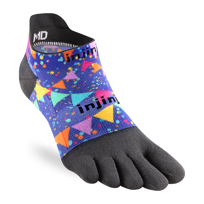 Injinji Spectrum Run Lightweight No‑Show Men's