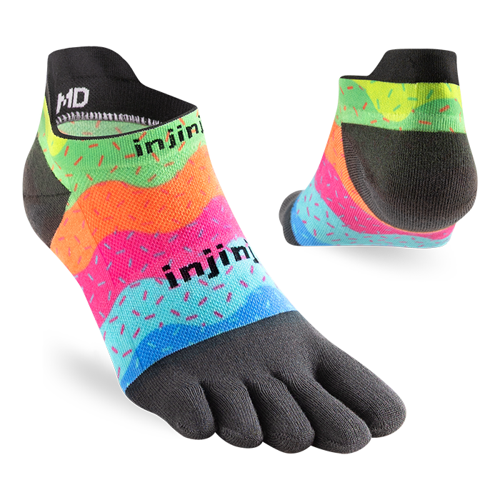 Injinji Spectrum Run Lightweight No‑Show Men's