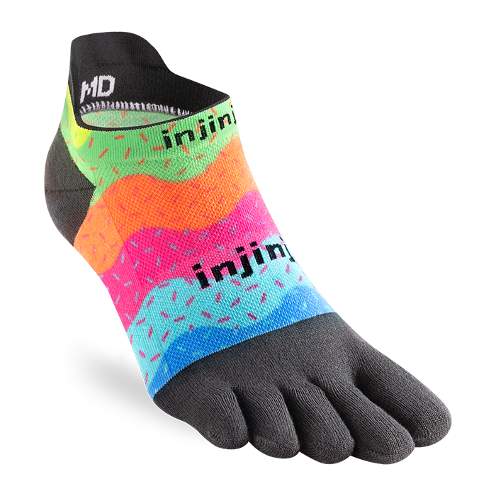 Injinji Spectrum Run Lightweight No‑Show Men's