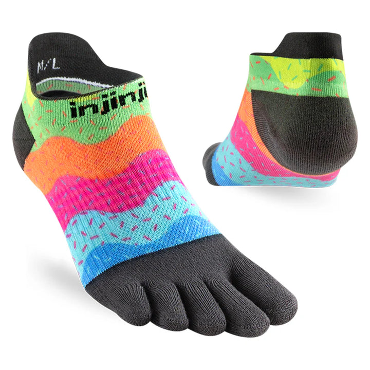 Injinji Spectrum Run Lightweight No‑Show Women's