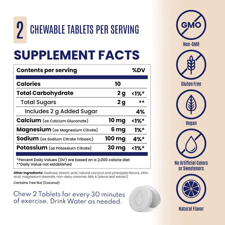 SaltStick FastChews Electrolyte Tablets (60pk)