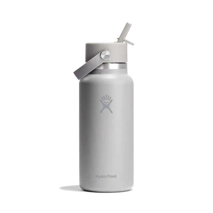 Hydro Flask 32oz (946mL) Wide Mouth Flex Straw Cap Stainless Steel Water Bottle