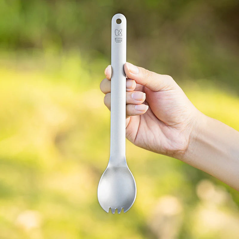 Keith Titanium Long Handled Spork