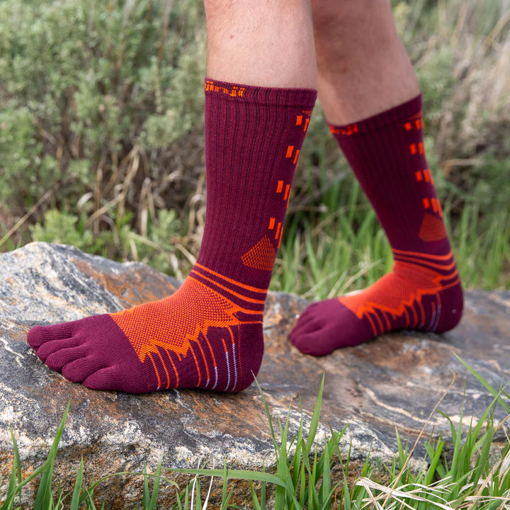 Injinji Men's Ultra Run Crew Socks