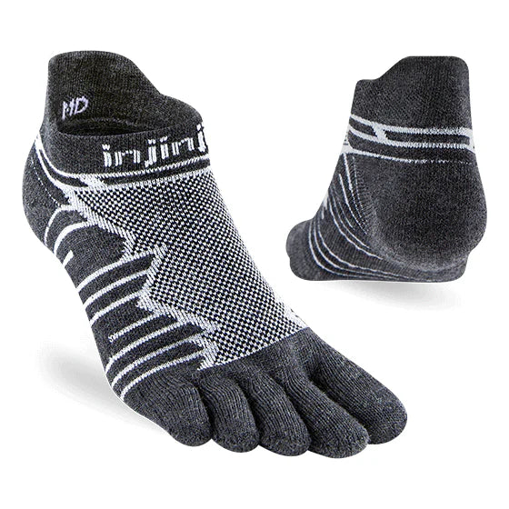 Injinji Ultra Run No-Show Wool Men's Socks
