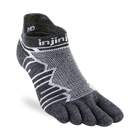 Injinji Ultra Run No-Show Wool Men's Socks