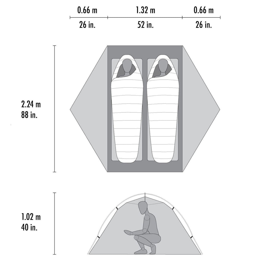 MSR Hubba Hubba LT 2 Person Tent