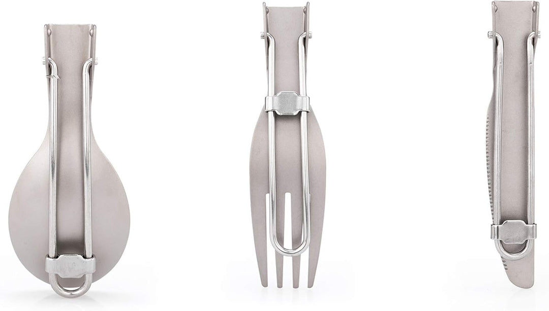 Keith Titanium Folding Cutlery