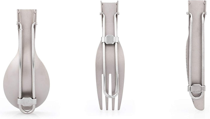 Keith Titanium Folding Cutlery