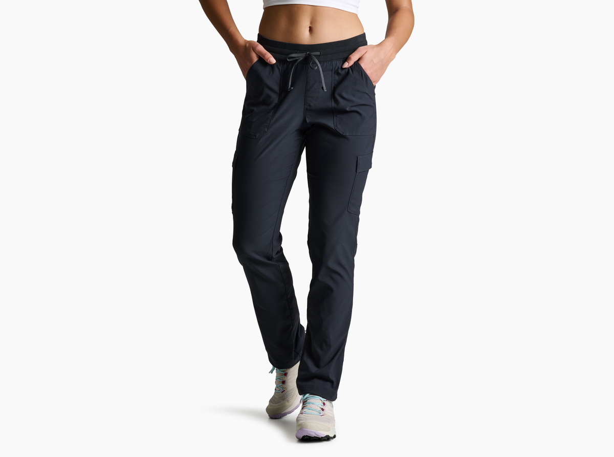 Kuhl Trekr Straight Pants (Women's) — Black — Front
