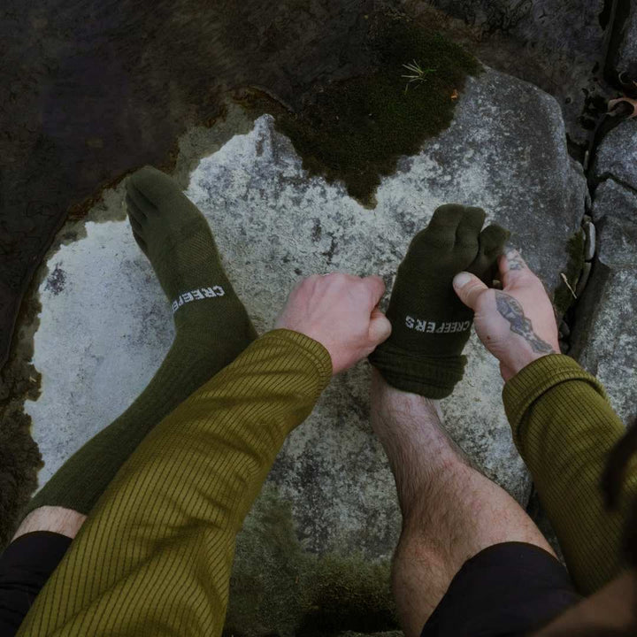 Creepers Merino Toe Socks Boot Midweight