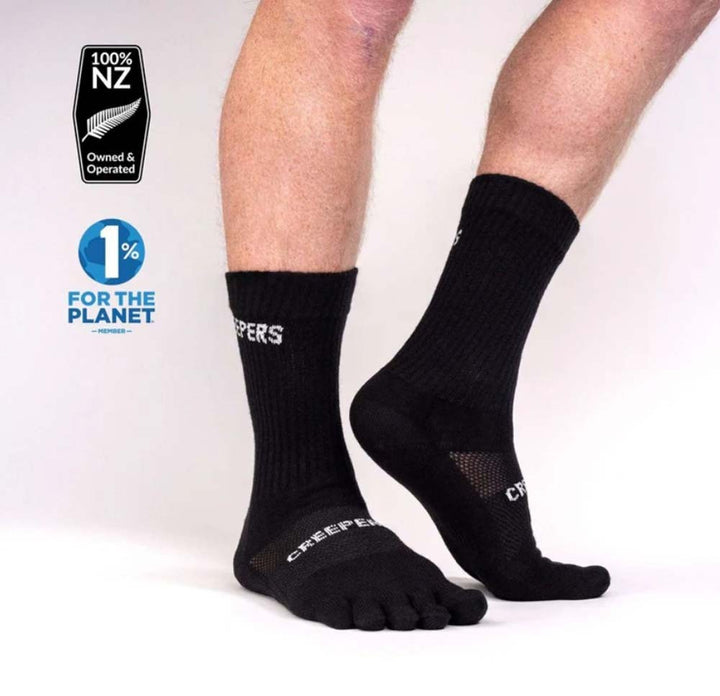 Creepers Merino Toe Socks 2.0 Crew Length