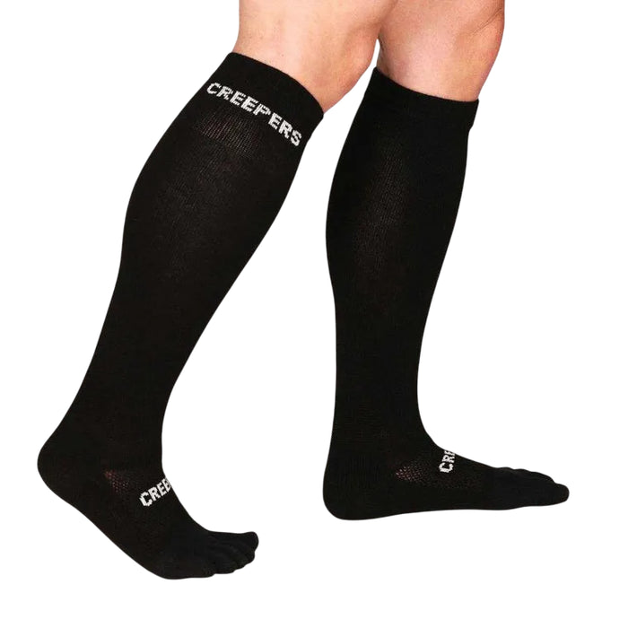 Creepers Merino Toe Socks Over the Calf