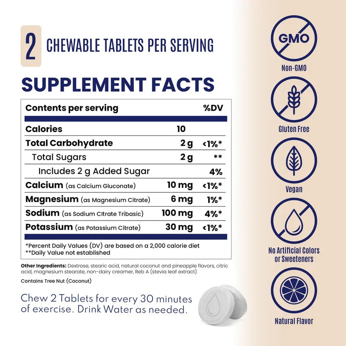 SaltStick FastChews Electrolyte Tablets (10pk)
