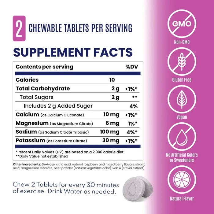 SaltStick FastChews Electrolyte Tablets (60pk)