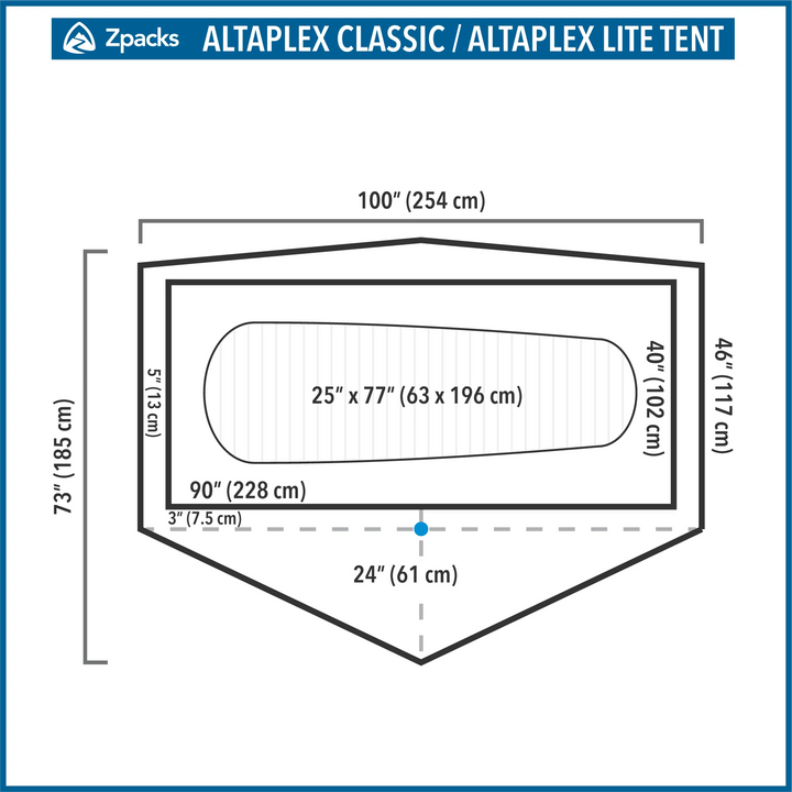 Zpacks Altaplex Ultralight Trekking Pole Tent