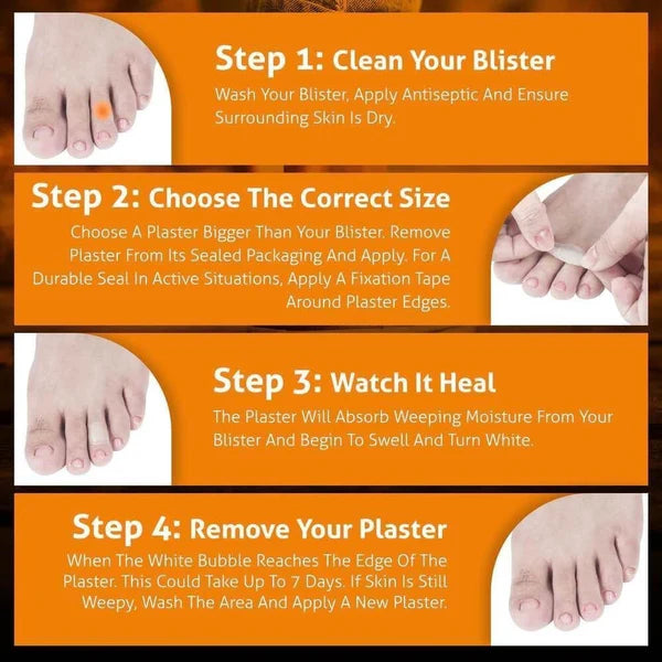 BlisterPod Hydrocolloid Blister Patches