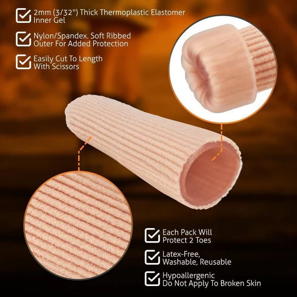 BlisterPod Gel Sleeve Toe Protectors