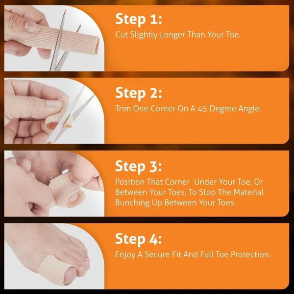 BlisterPod Gel Sleeve Toe Protectors