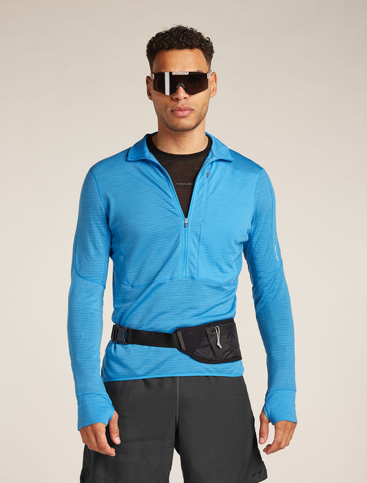 Icebreaker Men's Merino Blend 200 Realfleece Descender Long Sleeve Half Zip Jacket